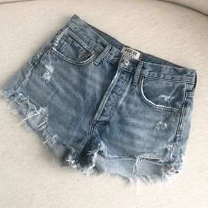 AGOLDE Parker Vintage Cut Off Shorts - Size 25